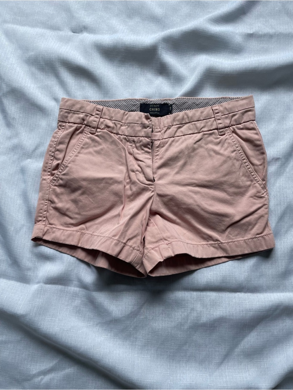 Blush Pink Women’s J Crew Cotton Chino Shorts, Sz 00
